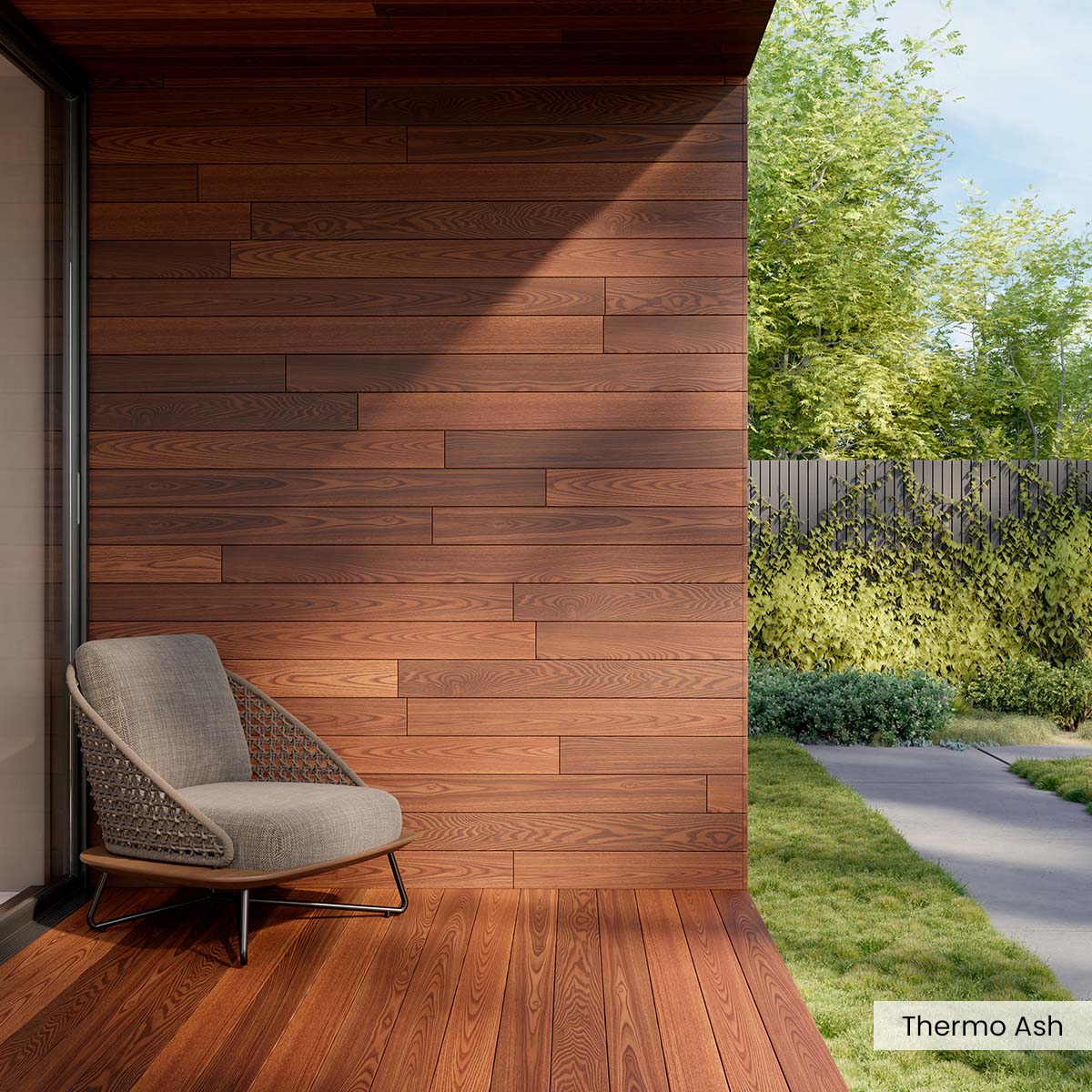 Modern Exterior Wood Cladding (15 SF) - Image 7
