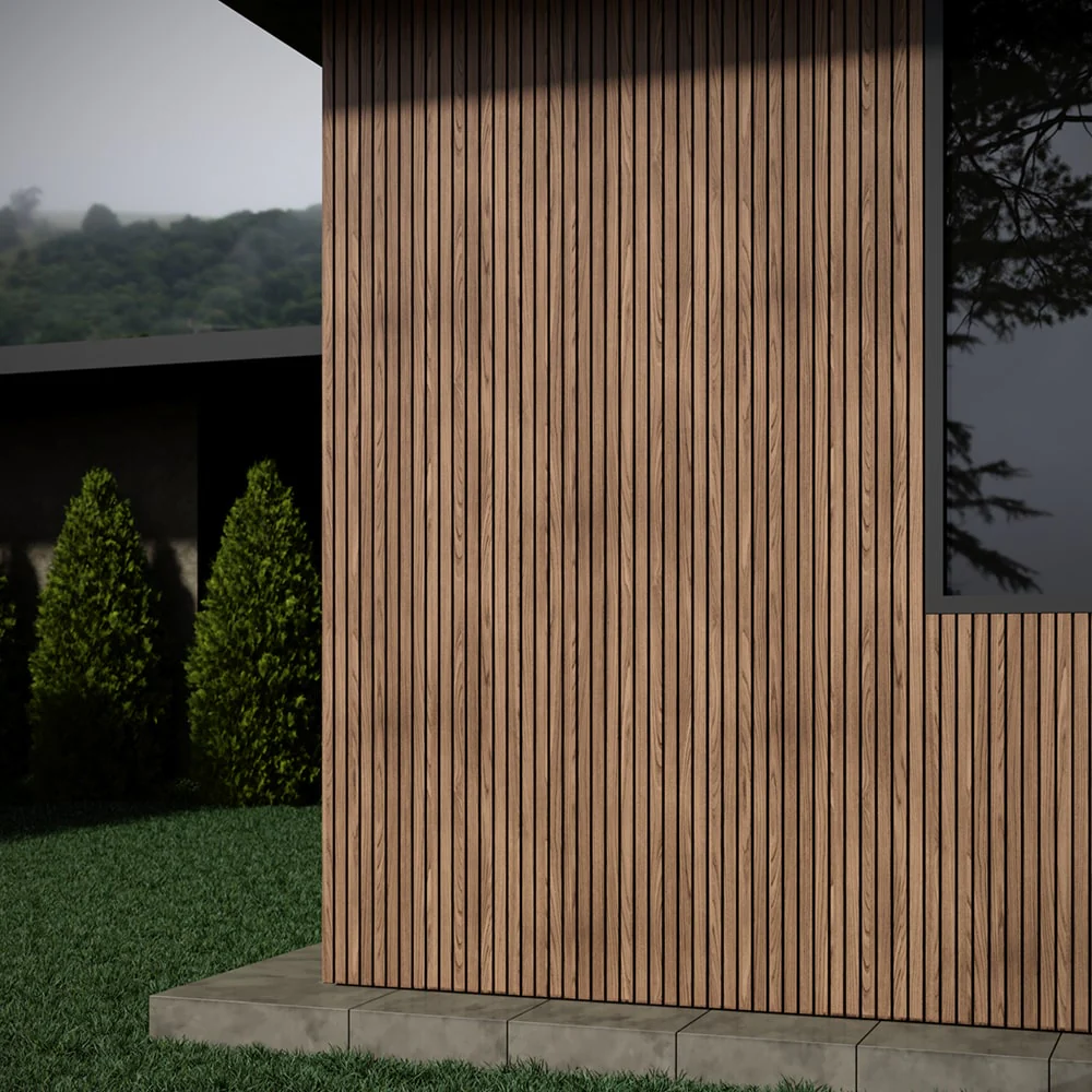 Solid Oak Slat Wall Panels (15 SF) - Image 5
