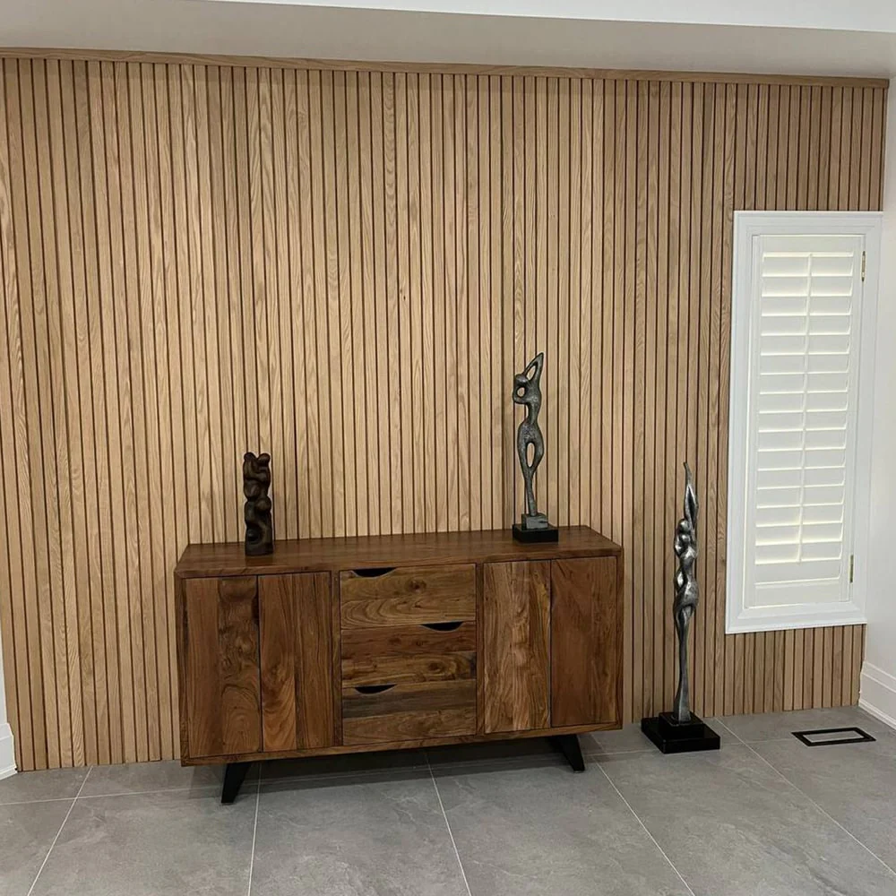 Solid Oak Slat Wall Panels (15 SF) - Image 7