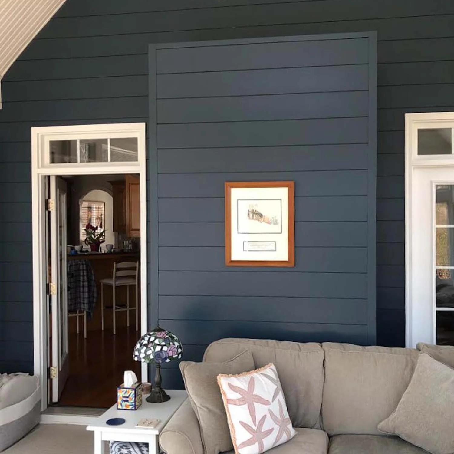 Primed White Wood Shiplap Boards (25 SF) - Image 12