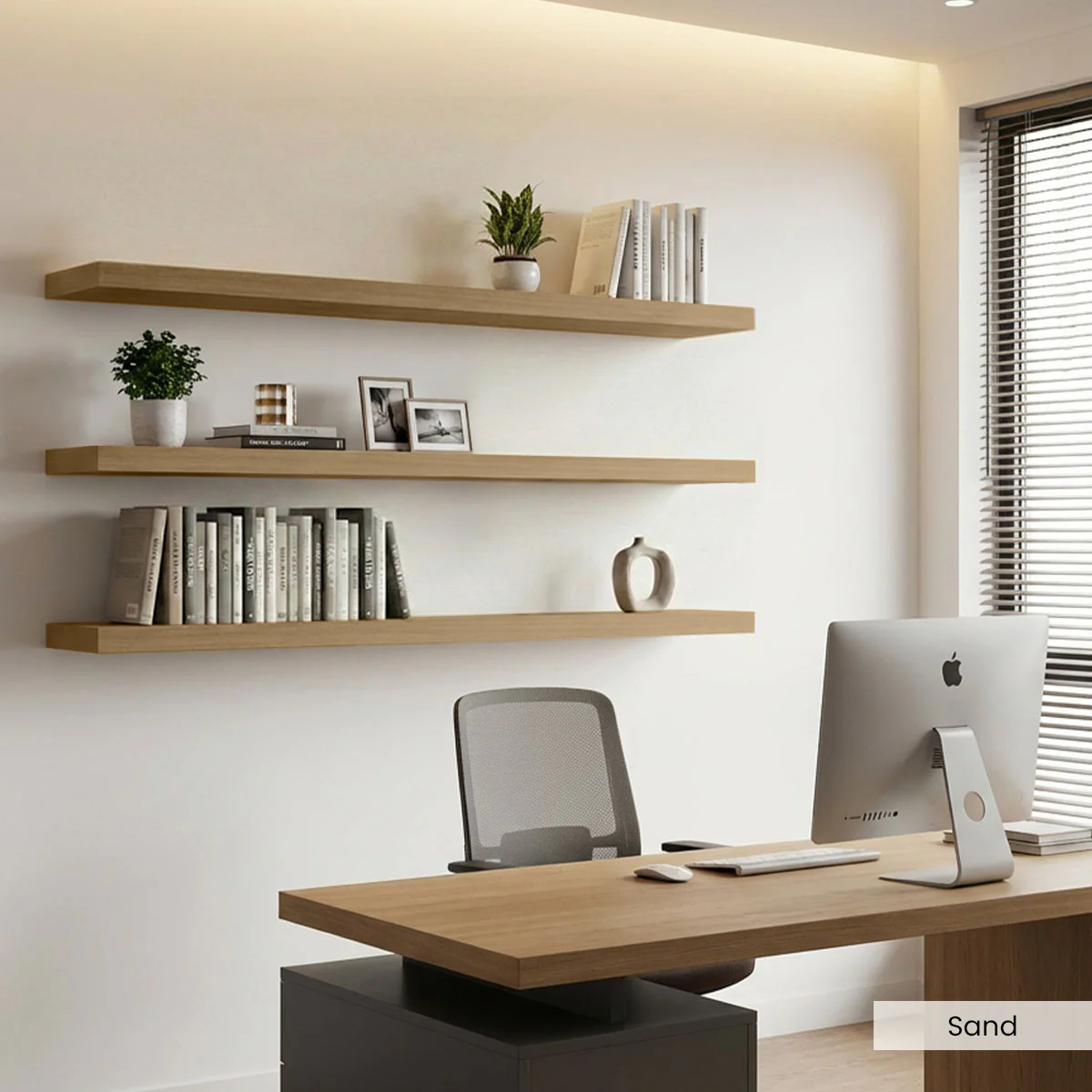 White Oak Floating Shelves - Image 11