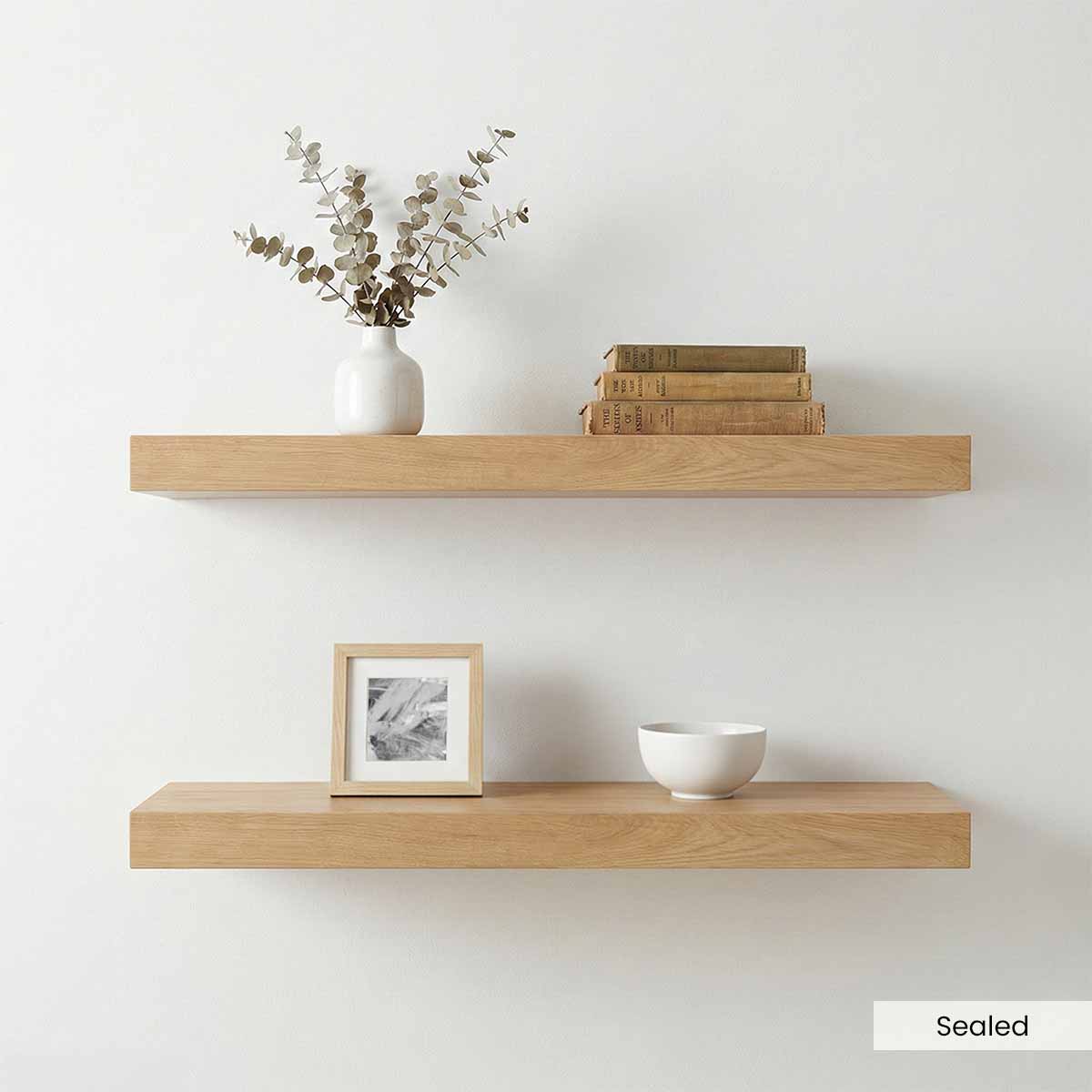 White Oak Floating Shelves - Image 9